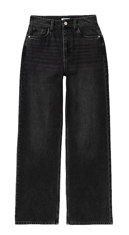 Jean wide leg noir